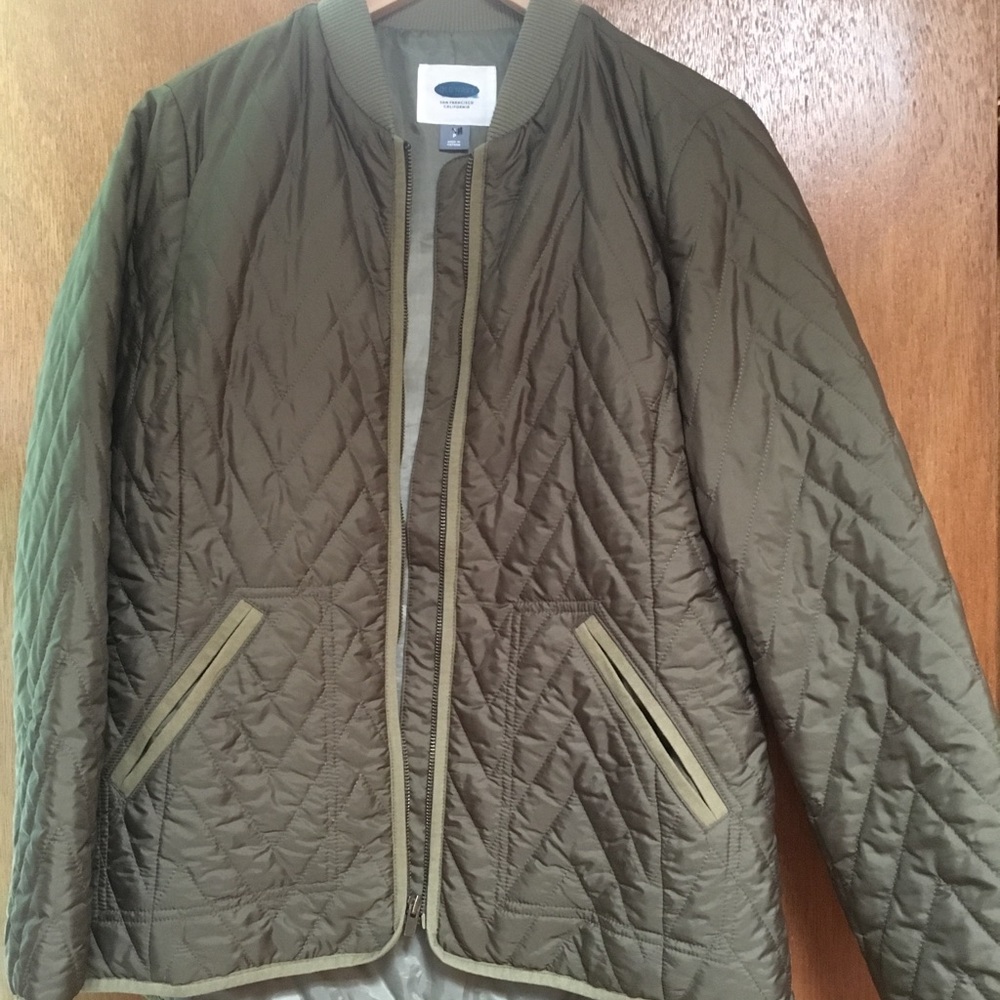 Army green bomber jacket